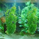 3PCS Artificial Plastic Underwater Grass Green Plant for Fish Tank Aquarium