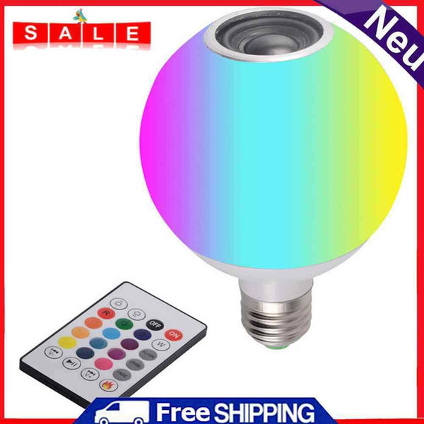 40W E27 Bluetooth Music Ball Lights Colorful RGB Ceiling Lights Audio Bulb Lamp