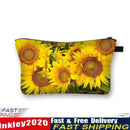 Sunflower Printed Hand Hold Travel Storage Cosmetic Bag Toiletry Bag Newly