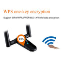 USB WiFi Receiver Dongle 1200M RTL8812AU 2.4+5.8GHz Dual Band Wireless Adapter