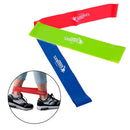 3pcs Stretchable Rubber Elastic Yoga Belt Band Pull Rope Resistance Tape