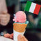 Italy Toothpick Flags - Mini Stick Cupcake Toppers & Country Party Decors