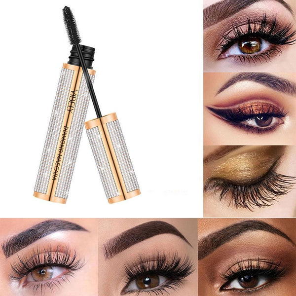 Woman Not Easy To Smudge Bushy Mascara Black Diamond Waterproof And Sweatproof