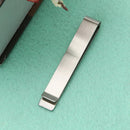 Long Metal Stainless Steel Money Clip Collar Card Clip Cash Holder Folder