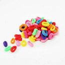 100Pc Girl Kid Colorful Elastic Rope Ring Hairband Hair L6C0 M4K5 H S3Q1 V0P2