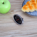 Oval Stainless Steel BBQ Grill Meat Thermometer Gauge Temperature