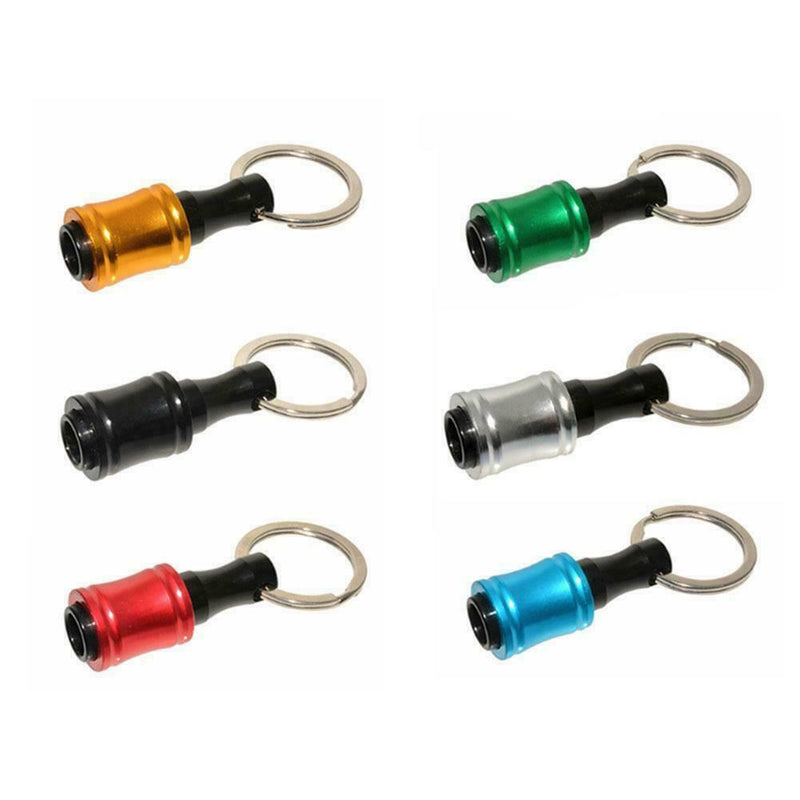 6x Quick Release Screwdriver Bits Holder Set With Keychain 1/4inch Hex K8V0