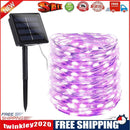 2xSolar String Lights Waterproof Copper Wire Fairy Lamp (Pink White 200LED)