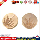 Round Grass Flower Wax Sealing Stamp Head Copper Stamps w/o Handle (ZR017) Newly