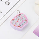 Whack-A-Mole Game - LED Mini Hamster Memory Game Toys Keychain (Purple) Newly