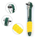 Tool Fast Ratchet Wrench Yellow Green Spanner Quick Socket Wrench Spanner