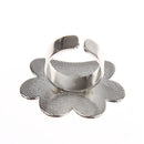Mini Nail Art Metal Finger Ring Palette Mixing Acrylic Gel Polish Painting Newly