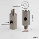 1/8in BSPT Oil Pressure Sensor Tee to NPT Adapter Turbo Feed Line Gauge T
