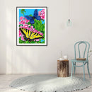 5D Animal Full Round Drill Diamond Painting Wall Art DIY Mosaic Picture Home