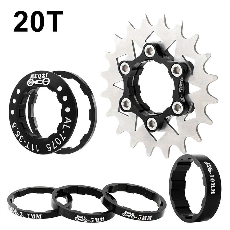 MUQZI MTB Cassette Freewheel Single Speed Bike Flywheel Sprocket (20T)