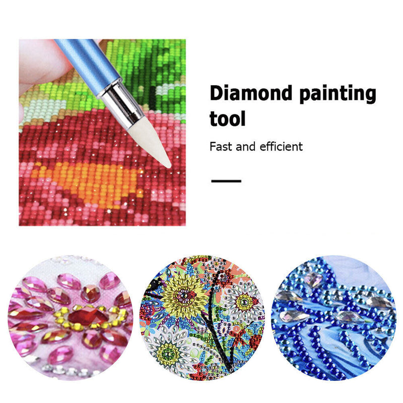 2pcs Point Drill Pen Replacement Clay for DIY Square Round Diamond Painting