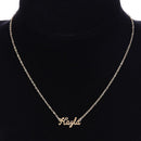 Unisex Women Men Name Collar Chain Nameplate Pendant Necklace Gift (Kayla) Newly