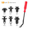 120pcs Car Door Trim Panel Clips+Screwdriver Push Rivet Retainer Replacement Kit