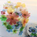 Decoration Cake Bakeware Cupcake Topper Water Paper Flowers Glutinous Rice