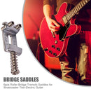 6pcs Roller Bridge Tremolo Saddles for Stratocaster Telecaster Electric Guitar