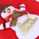 Christmas Wine Bottle Bag Dinner Xmas Table Party Decor (Snowman)