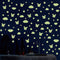 3pcs/set Luminous Rabbit Cloud Star Wall Stickers Waterproof Room Decor Decals