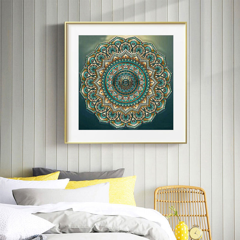 5D DIY Round Diamond Painting Mosaic Rhinestone Picture Mandala Kit