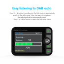 Stereo DAB Radio 2.4"" LCD Color Screen MP3 FM Transmitter Hands-free for Car