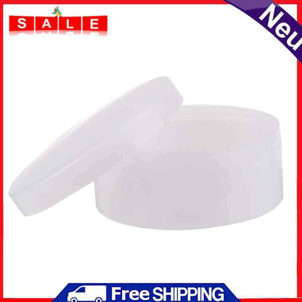 50pcs White Plastic Cosmetic Sample Container 10 Grams Jars Pot Glover