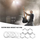 3/8 inch Guitar Bass Socket Nut Gasket Musical Instruments Jack Washer Nuts
