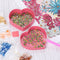 Plastic Heart Shape Rhinestone Drill Plate Tray 5D Diamond Painting Accessories