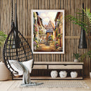 Diamond Painting 5D Full Round Drill Mosaic DIY House Street Kit Wall Decorat