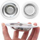 Anti Block Waste Drainer Sink Strainer Food Hair Stopper Filter Basket Colander