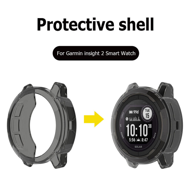 Watch Replacement Frame Half-full Coverage Hollow Protective Shell (Black) Newly