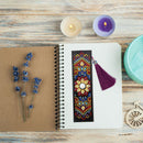 Handmade DIY Special Shaped Diamond Painting Leather Tassel Bookmarks Girl Gifts