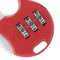 3 Digit Code Combination Password Lock Schoolbag Anti-theft Lock (Red) Newly