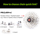 RISK Mountain Bike Chains Connector Speed Quick Link Joint Chain (6/7/8S) Newly