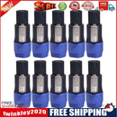 10pcs NL4FC Speaker Connectors 4 Pin Male Audio Speakon Ohm Plug (10x Blue)
