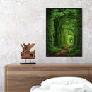 Frameless Oil Paint By Numbers Kit DIY Acrylic Quiet Tunnel Drawing On Canvas