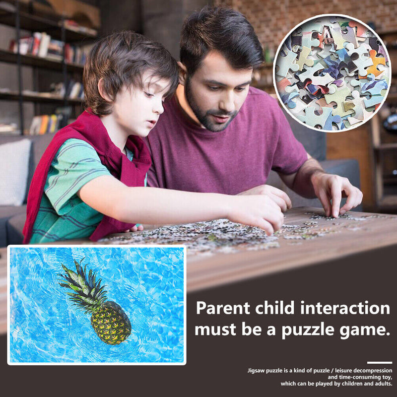 1000 Pieces Paper Jigsaw Puzzles Sea Pineapple Assembling Picture Kit Craft