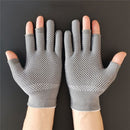 Driving Mittens Sun Protection Anti-Slip Fishing Gloves Open/Half Fingers