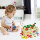 Montessori Toys - Wood Preschool Learning Fine Motor Skills Harvest Game