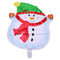 Santa Claus Snowman Christmas Tree Balloons Christmas Decor(Snowman)