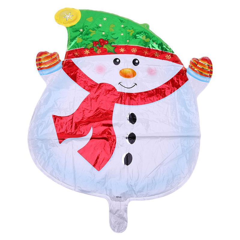 Santa Claus Snowman Christmas Tree Balloons Christmas Decor(Snowman)