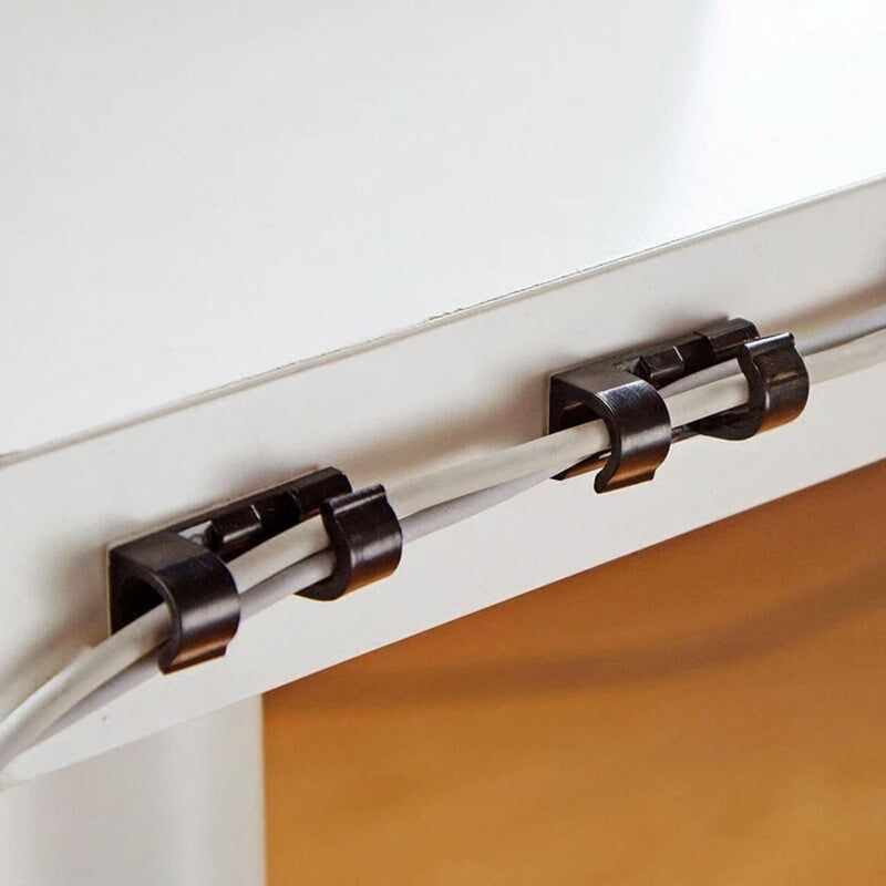 20pcs/set Car Fastener Clips USB Wire Cable Line Clip Organizer Retainer Clamp