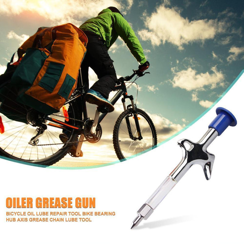 Aluminum Bicycle Grease Gun Mountain MTB Bike Repair Tools Service Accessories