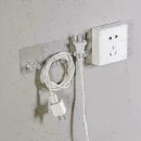 Wall Adhesive Home Bathroom Wall Storage Hook Power Plu Socket HolderA2X7 P4V2