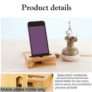Wood Bamboo Phone Holder Sound Speaker Amplifier Desk Stand Dock 7Y6T Fo K8Q7