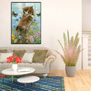 5D DIY Full Drill Diamond Painting Flower Owl Cross Stitch Embroidery Home