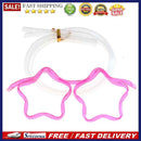 Creative Flexible Soft Plastic Glasses Straw Kid Party Drinking Tube (A)